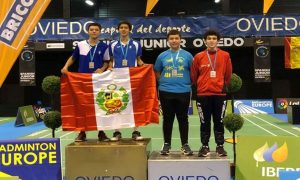 Perú logra cinco medallas en torneo internacional de bádminton en España