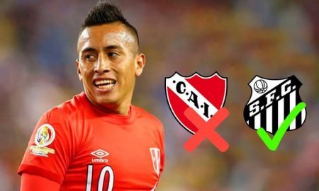 Cueva no irá a la Independiente pero podría fichar al Santos de Brasil