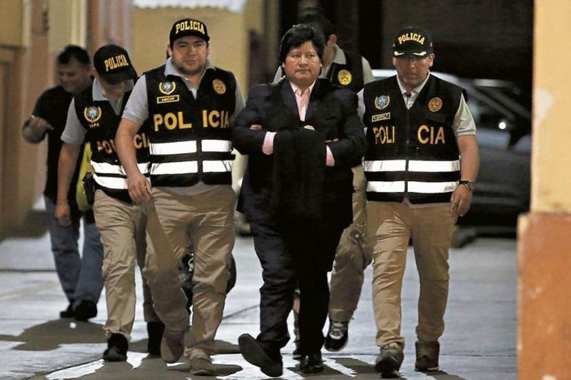 PJ rechaza prisión preventiva contra Edwin Oviedo por caso "Cuellos Blancos"