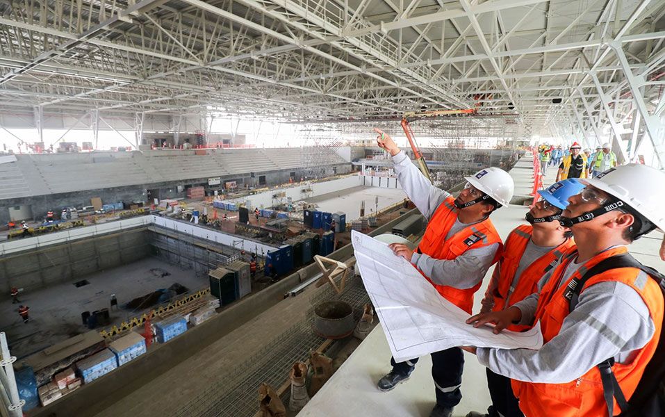 Las obras físicas para los Panamericanos en su recta final.