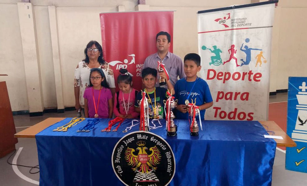 Los más pequeños de la competencia fueron premiados en el coliseo Gladys Céspedes.