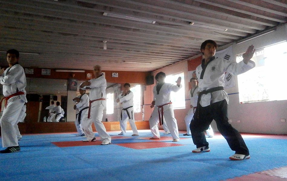 Coreano campeón internacional en taekwondo dictó seminario de actualización