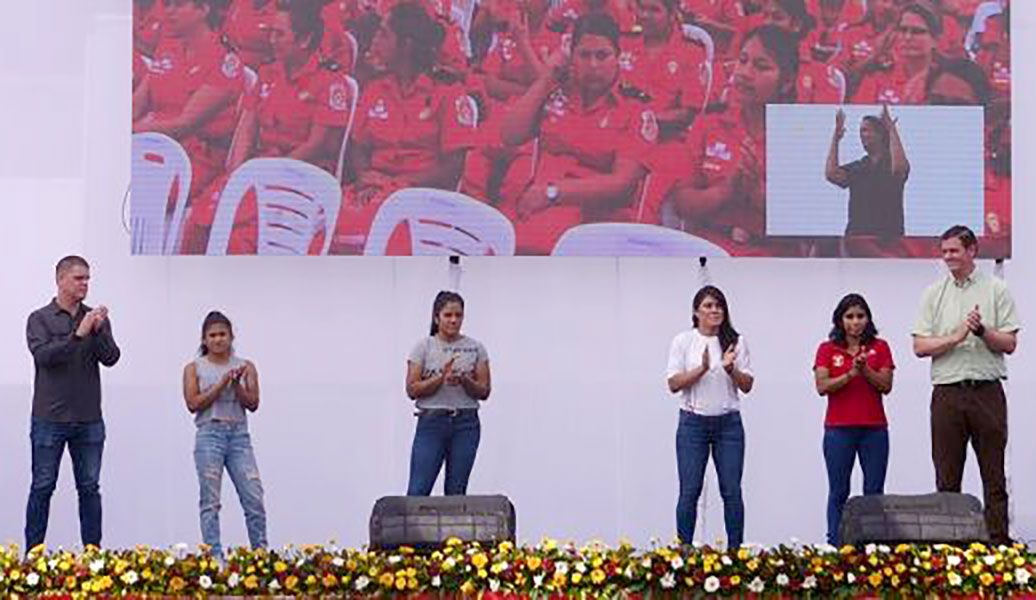 Deportistas del Top Perú celebraron el día internacional de la mujer