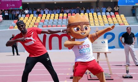 El "Hijo del viento" estuvo con la mascota Milko.