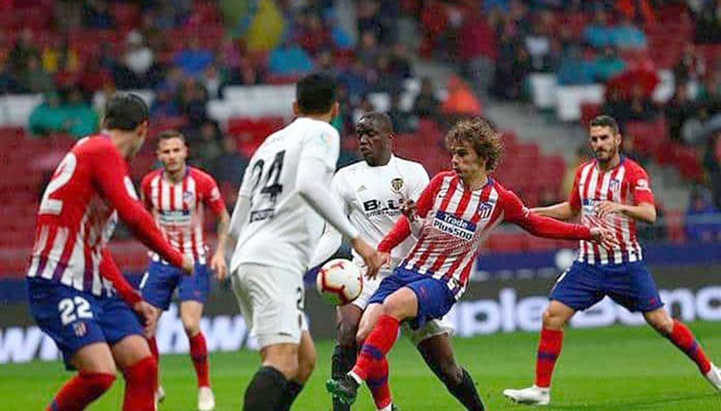 Buen partido jugó el Atlético Madrid contra Valencia.