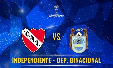 Binacional hoy juega contra Independiente