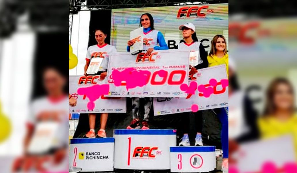 Gladys Tejeda ganó la carrera Fundación de Cuenca en Ecuador