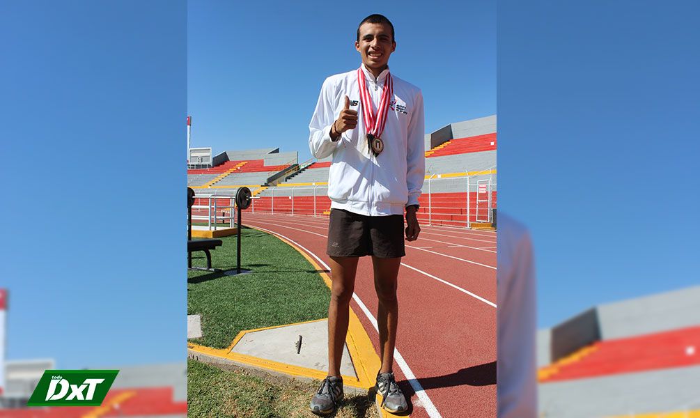 Es el mejor atleta del Perú en los 800 metros planos. El arequipeño Marco Vilca tiene un gran futuro por delante.