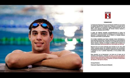 Federación de Natación responde denuncia de nadador Fiol