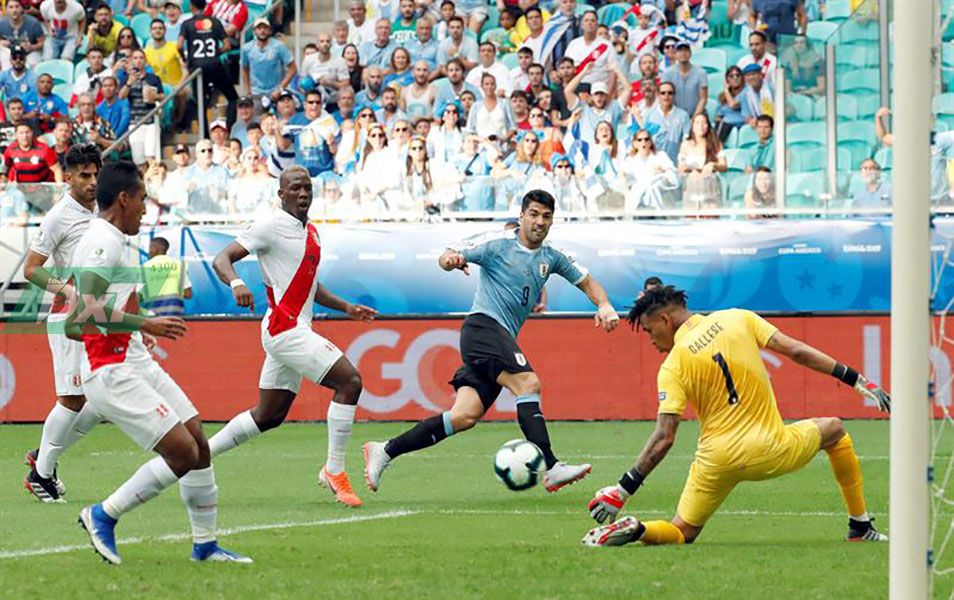 Termina sin goles el primer tiempo del Perú vs. Uruguay