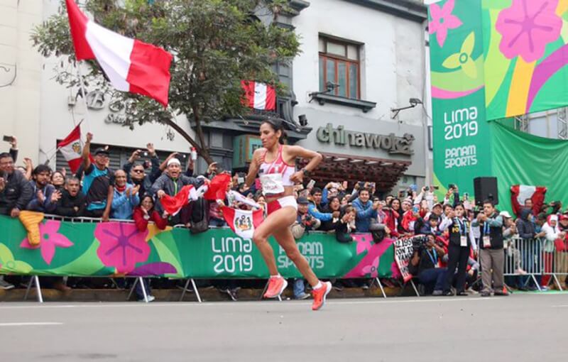 Gladys Tejeda, con récord, primera peruana que gana el maratón de los Juegos