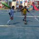 futsal. Acción en semifinales de Juegos Escolares