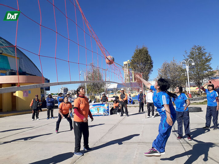 Recreación. CEPEA organizó juegos deportivos en las disciplinas de futsal y vóley