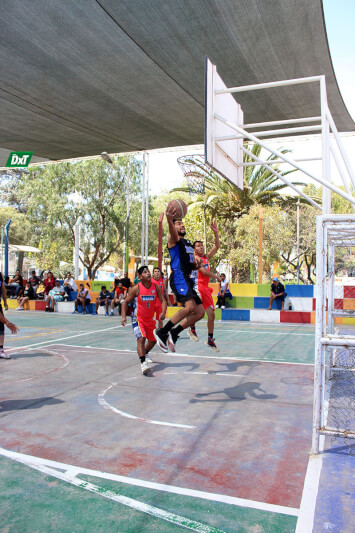 nivel. Se juega quinta fecha de campeonato de básquet en Hunter