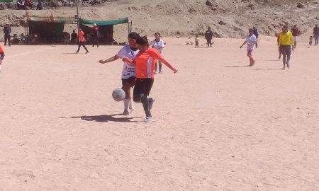 FÚTBOL. Se desarrolla Copa PROFAM en cancha de tierra en el Cono Norte
