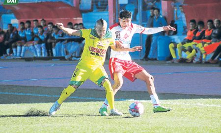 DEPARTAMENTAL. Ugarte iguala 1-1 con Credicoop en el estadio Torres Belón