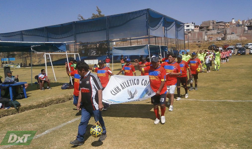 Arequipa: Residentes de Puno Inician torneo de fútbol en máster y sénior
