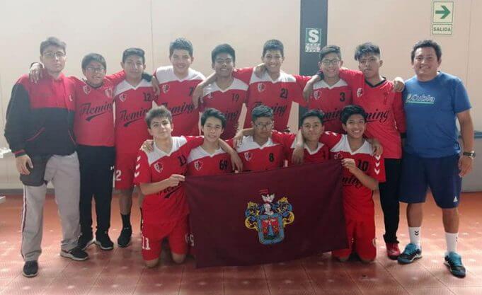 Alexander Fleming clasificó a semifinales en handball 'B' varones.