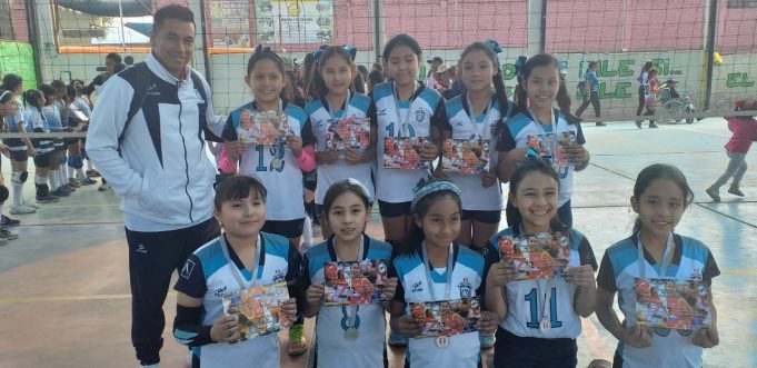 Molivóleibol obtuvo el segundo lugar en la sub-10.