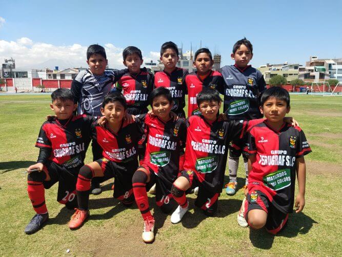 F.B.C Melgar sub-9 presente en el campeonato.