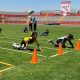 Alumnas disputaron las pruebas con gran destreza.