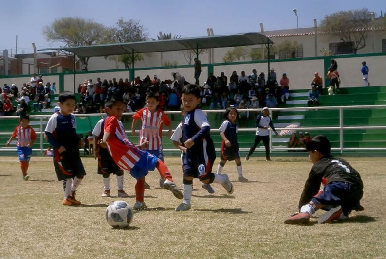 En Paucarpata se juega torneo Creciendo con el Fútbol en el estadio Pedro P. Díaz