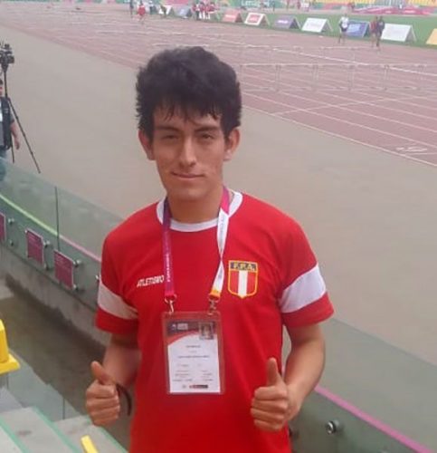 Gian Pierre Cárdenas, oro en 1.500 m.