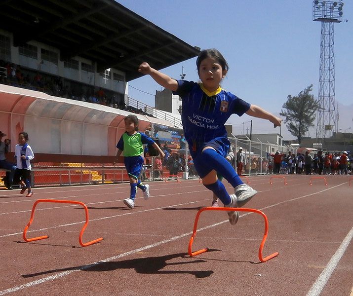 Ayer fue la primera fecha del atletismo en el estadio Melgar