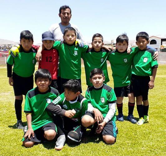 Niños con mucho talento los del equipo Los Leones.