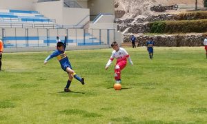 EMPEÑO. Se jugaron los partidos de ida del torneo Creciendo con el Fútbol.