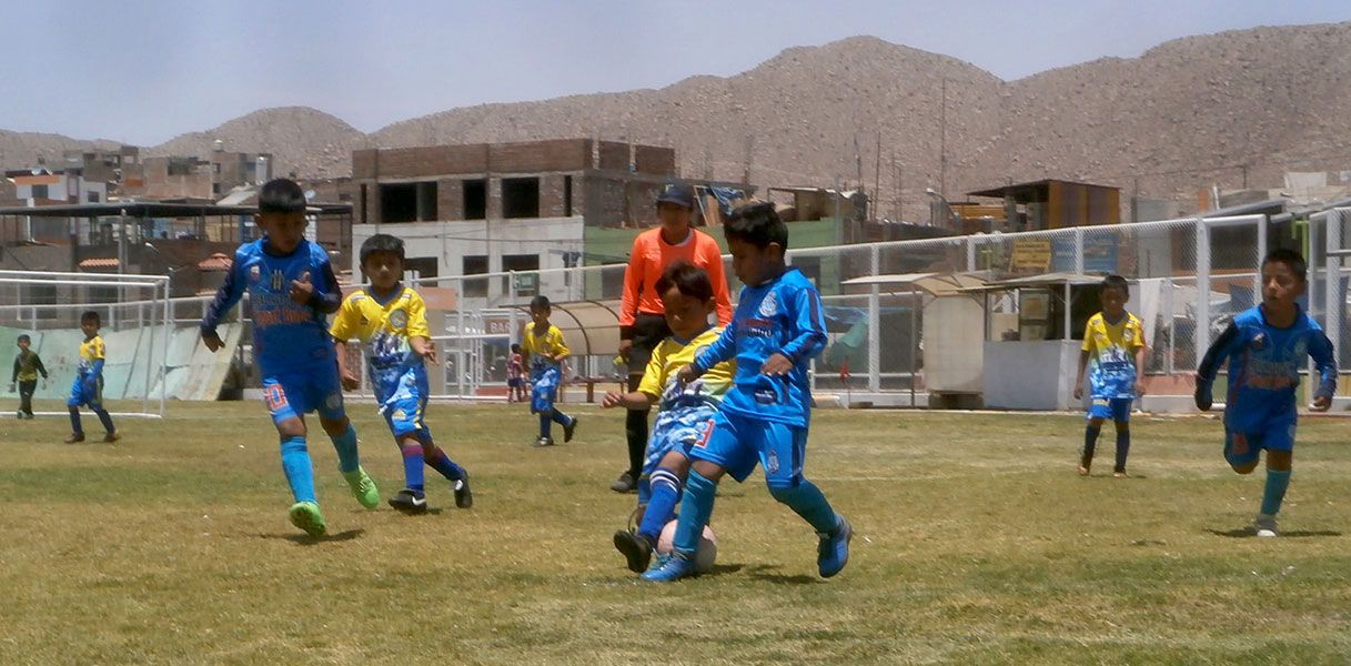 En Hunter se jugó partido de Creciendo con el Fútbol.