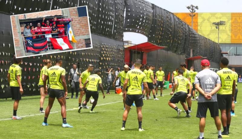 cautela. Entrenador de Flamengo mandó a colocar protección para evitar espías