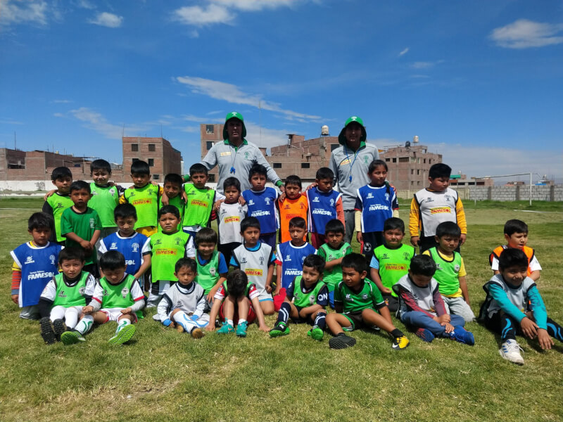 TRABAJO. Comenzaron los entrenamientos en las academias de menores del Sportivo Huracán