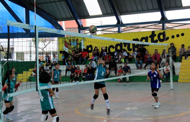 Fin de semana de vóley en Paucarpata.