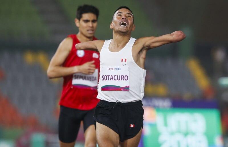 Atletismo. Efraín Sotacuro se entrena para Juegos Paralímpicos de Tokio 2020