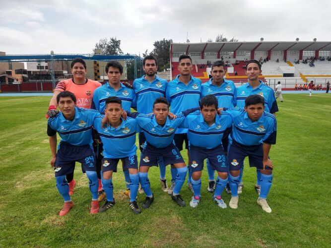 Los jugadores del Real Fátima antes del encuentro.