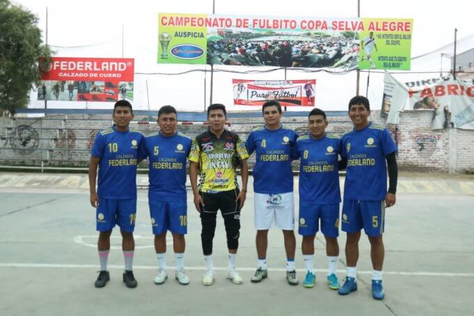 Los jugadores de Calzados Federland.