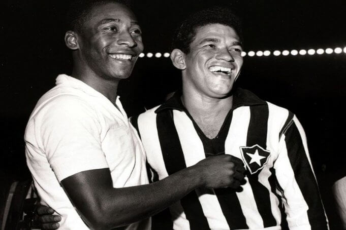 Pelé llegó a Arequipa con el Santos de Brasil.